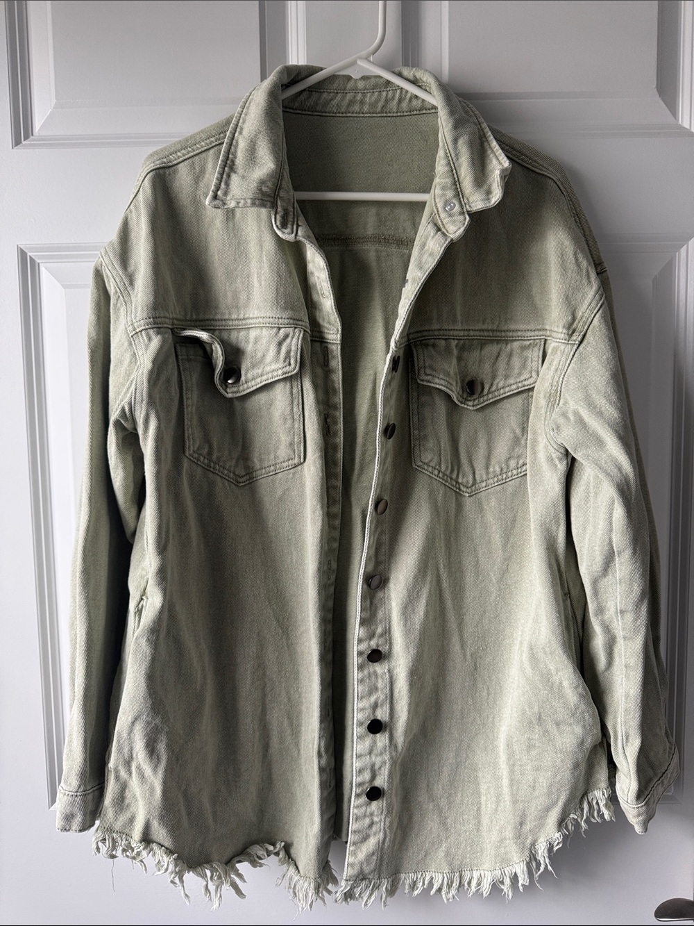 Oversized denim jacket